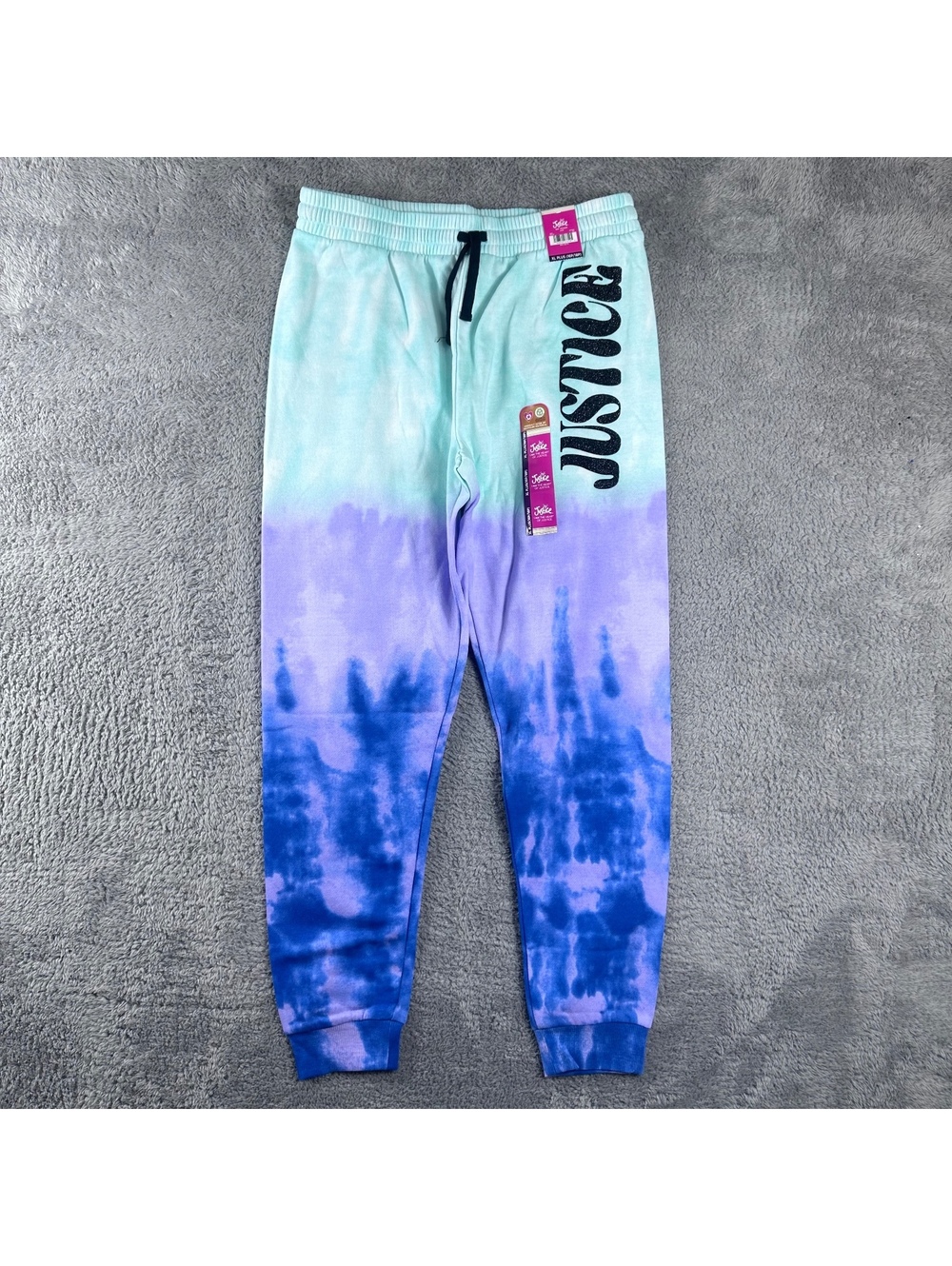 Justice Girls' XL Plus Tie-Dye Jogger Pants